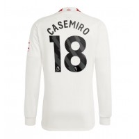 Manchester United Casemiro #18 Tretí futbalový dres 2023-24 Dlhy Rukáv